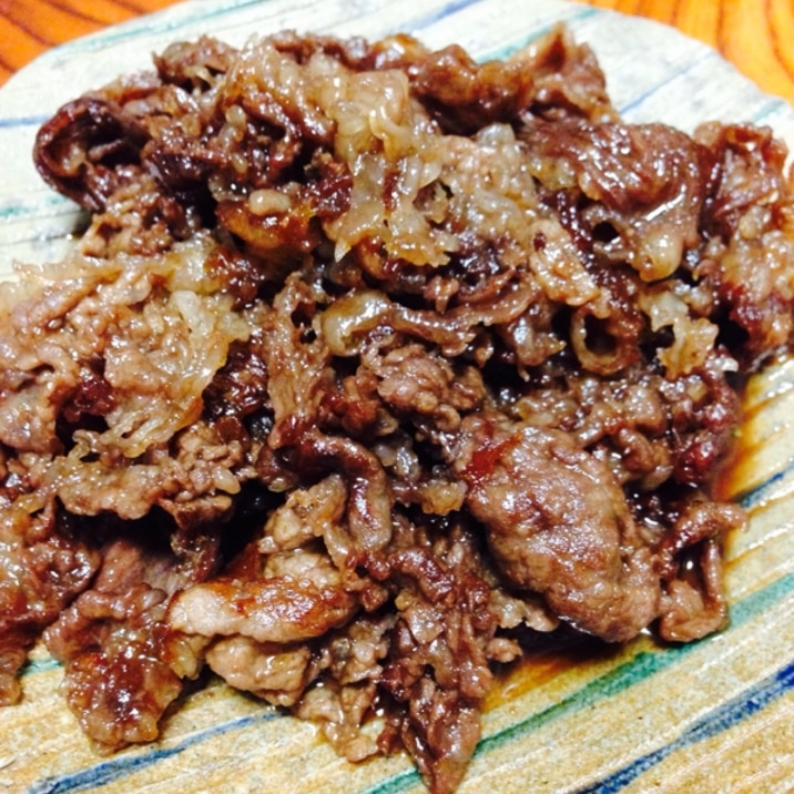 牛肉切り落としの甘辛炒め レシピ 作り方 By てつやんやん 楽天レシピ